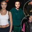 The night of Katie Price's exes: Princess, 17, and Junior Andre, 19 narrowly avoid their mother's former flames Carl Woods, Kieran Hayler AND Kris Boyson at Shocktober Fest