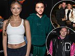 The night of Katie Price's exes: Princess, 17, and Junior Andre, 19 narrowly avoid their mother's former flames Carl Woods, Kieran Hayler AND Kris Boyson at Shocktober Fest