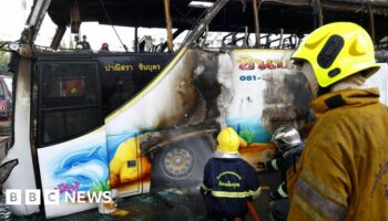 Twenty children dead after Thailand school bus fire