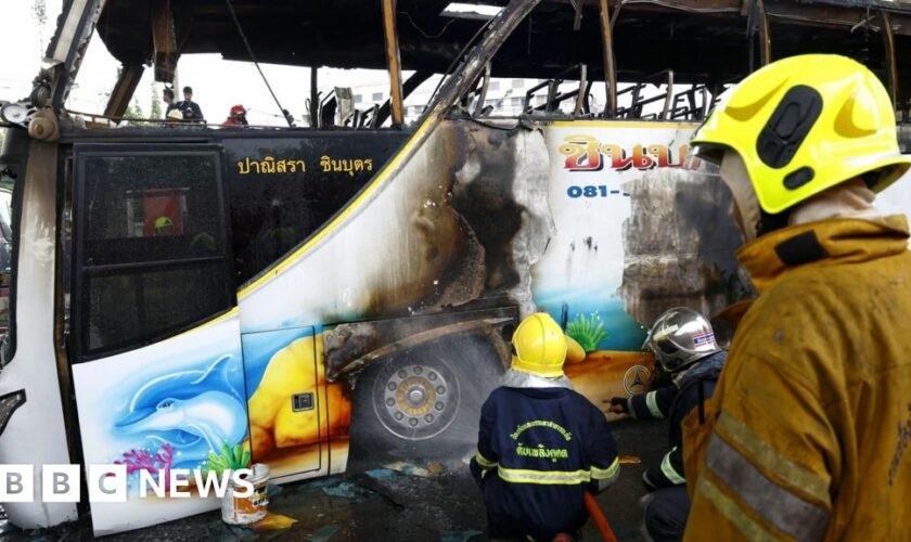 Twenty children dead after Thailand school bus fire