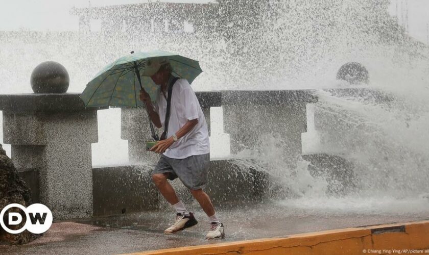 Typhoon Krathon: Taiwan braces for torrential rain