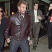 Victoria and David Beckham look typically stylish as they hold hands while leaving a swanky Notting Hill restaurant alongside son Brooklyn and camera-shy wife Nicola Peltz