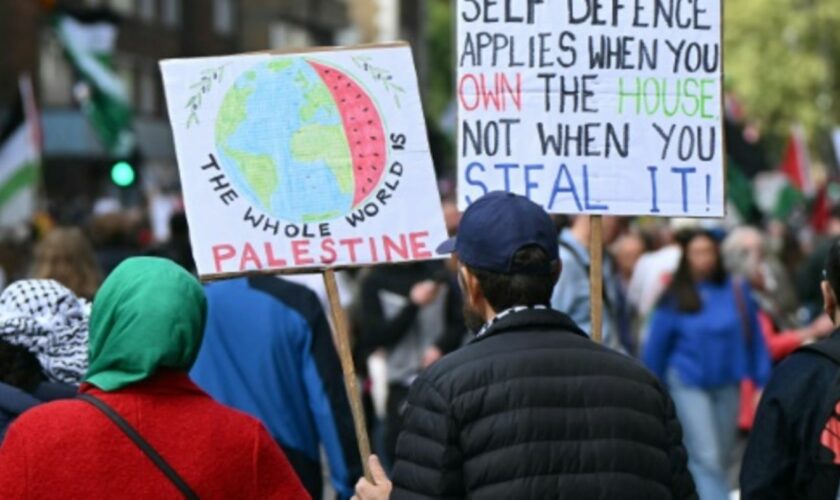 Pro-palästinensische Demonstration in London