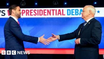 Watch key moments from the US vice-presidential debate