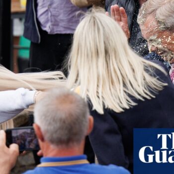 Woman who threw milkshake over Nigel Farage admits assault