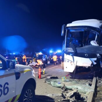 Two dead and more than 30 injured after coach crashes in Pyrenees