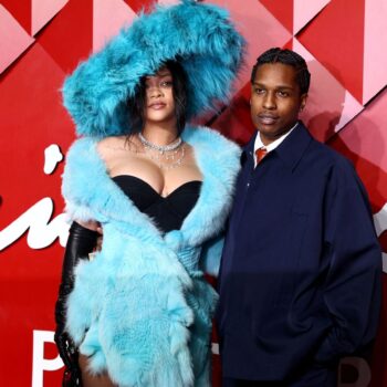 In pictures: Rihanna and ASAP Rocky walk red carpet at British Fashion Awards