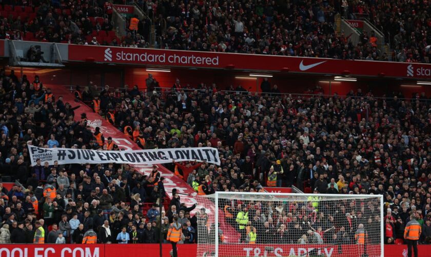 Nine arrested at Liverpool vs Man City over reports of tragedy chanting