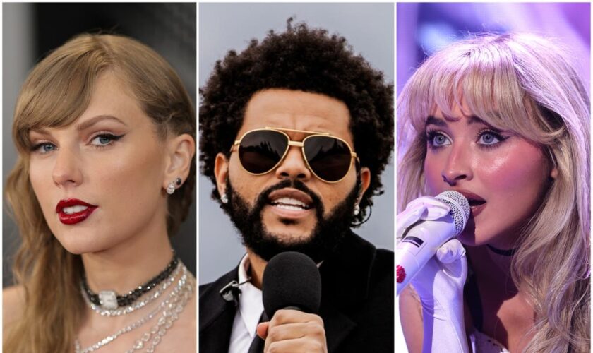 Taylor Swift, The Weeknd and Sabrina Carpenter top best selling albums chart for 2024