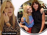 Fearne Cotton reveals she is having surgery on two tumours on her jawline and says she has been supported by friend Davina McCall