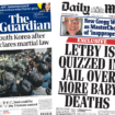 The Papers: ‘Turmoil in South Korea’ and ‘Letby quizzed’ in jail