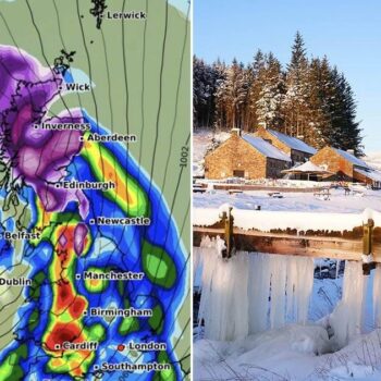 UK snow maps show 15cm per hour Arctic blitz to hit whole country in 30-hour white-out