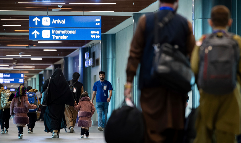 Afghans land in the Philippines for visa processing ahead of resettlement in US