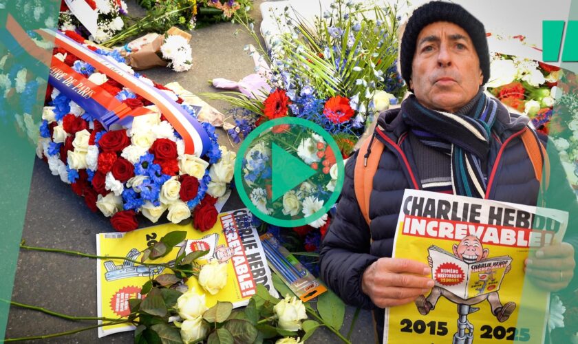 « Charlie Hebdo » : dix ans après l’attentat, ils sont venus rendre hommage aux victimes du 7 janvier 2015