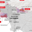 La carte des incendies à Los Angeles : retour du vent et situation “extrêmement dangereuse”