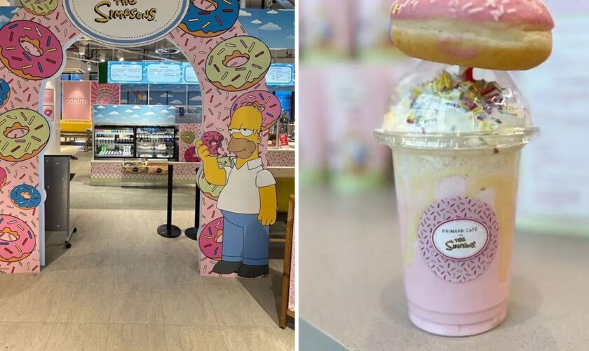 Primark opens new Simpsons cafe with themed menu after success of Grinch and Lion King