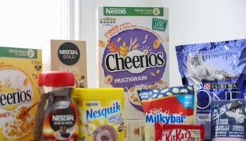 Only people with eagle eyes can spot Cheerio that’s fallen onto kitchen floor