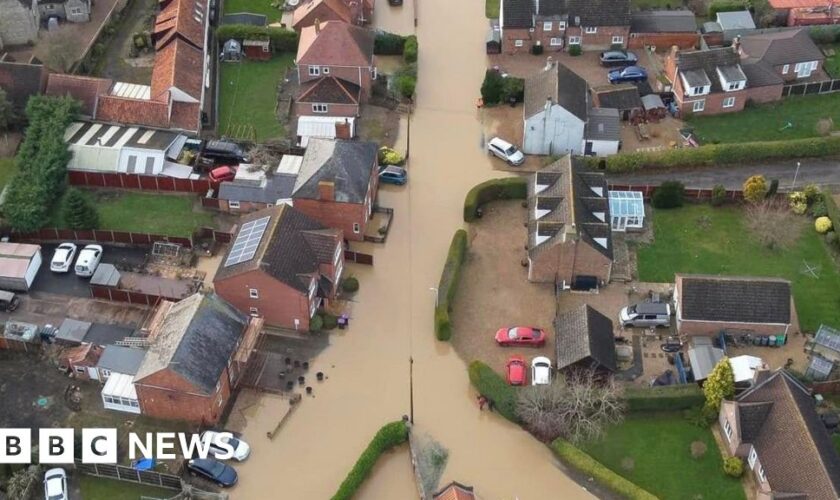 Boy, 17, rescued from floodwater in Lincolnshire