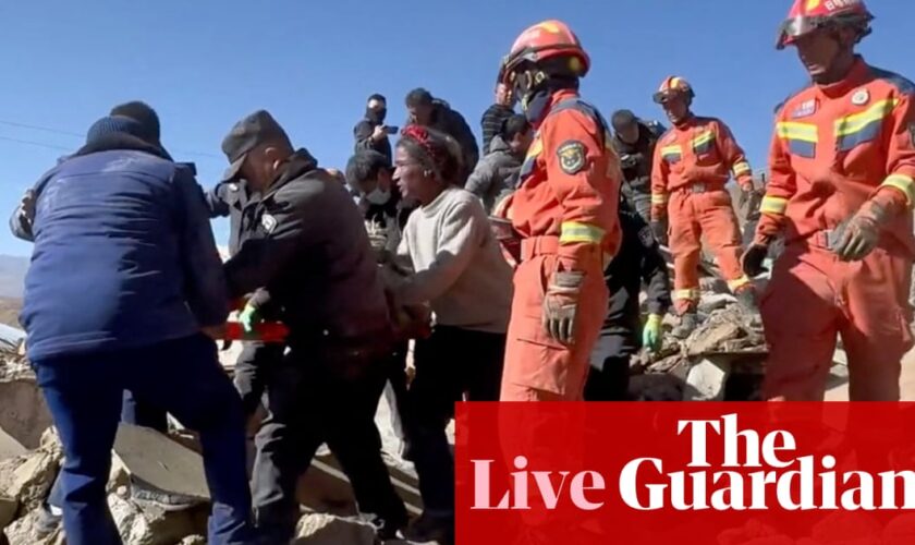 Tibet earthquake: at least 95 reported dead as strong quake strikes near holy Shigatse city – live updates