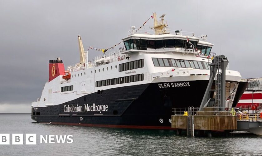 Controversial Scottish ferry finally sails after delays and £400m bill