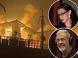 Revealed: Latest celebrity homes destroyed in apocalyptic LA wildfires including Mel Gibson and Bella Hadid as thousands more flee for their lives and death toll climbs to 24