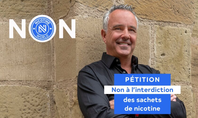 Nicotine World mobilise contre l’interdiction des sachets de nicotine en France